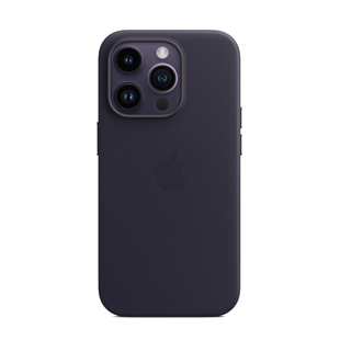 QPB适用iPhone14ProMax手机壳苹果14Pro新款真皮MagSafe磁吸14plus高端商务高级感max皮革ip皮质防摔保护套男