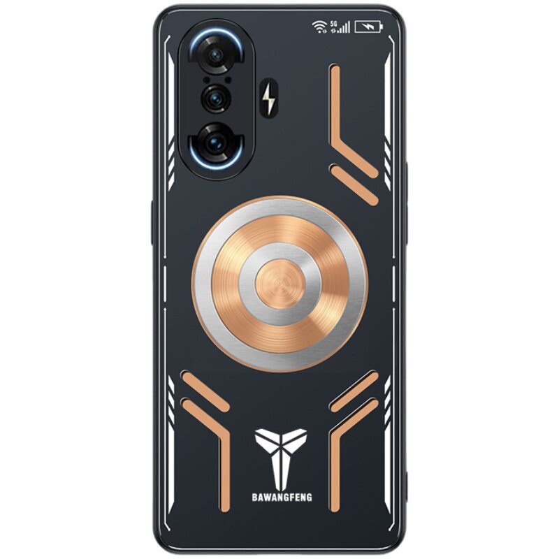 红米k40紫铜散热手机壳