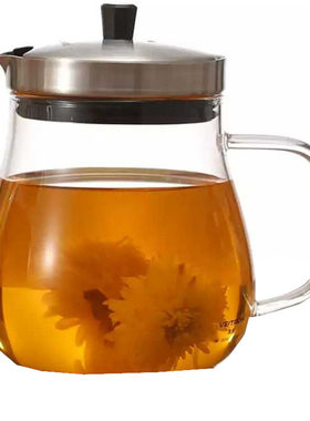 过滤加厚耐热玻璃茶壶