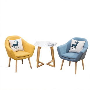 阳台桌椅三件套现代简约一桌二椅小沙发组合套装休闲网红凳子