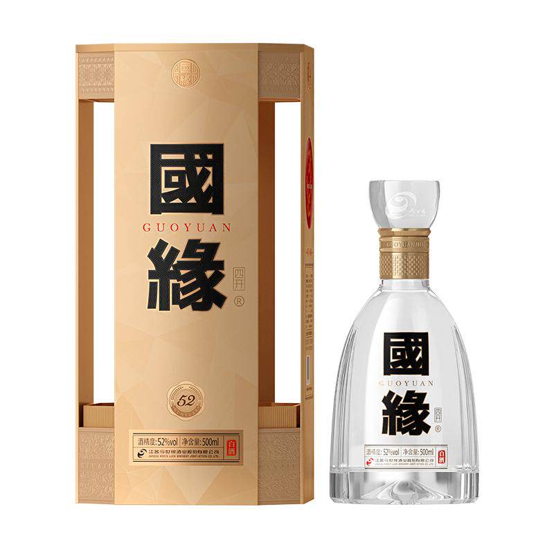 今世缘国缘四开52度陈味醇厚送礼
