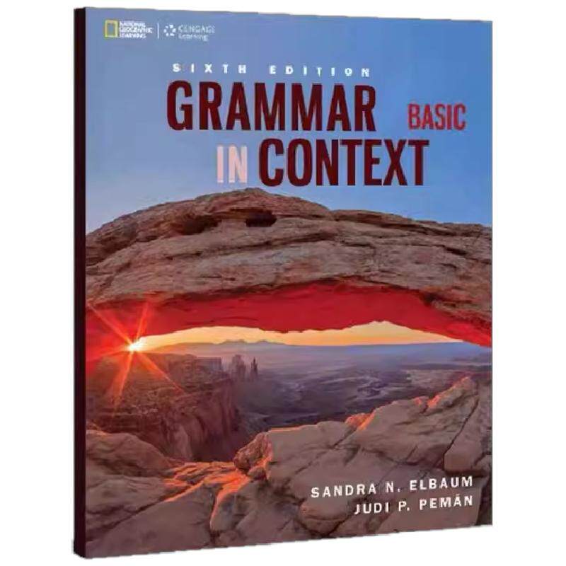 现货进口第六版 通过文章学语法:学生书带线上练习册 英文原版 Grammar in Context Student Book BASIC/1/2/3级带在线练习激活码