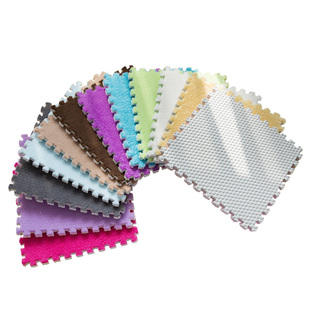 网红拼接地垫卧室全铺床边地毯ins风少女房间客厅飘窗垫子可裁剪