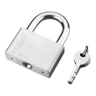 防雨锁户外锁头304不锈钢挂锁防水防锈独立通开锁防撬仓库大门锁