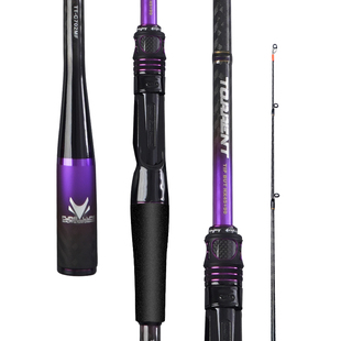 PURELURE纯路全富士泛用路亚竿高碳远投枪直柄钓竿水滴轮套装快调