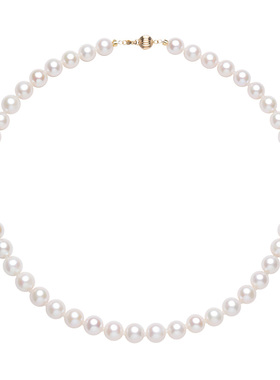 【紫罗兰正版】淡臻珍珠项链高档女轻奢大气淡水珍珠精美颈饰