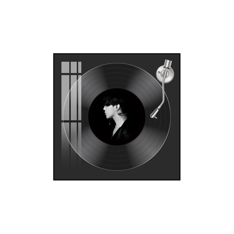 权志龙蓝牙音箱音响装饰画音乐定制明星生日礼物发光灯画挂画壁画