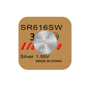 SR616SW纽扣电池321石英表瑞士飞亚达氧化银钮扣式电子1.55V包邮