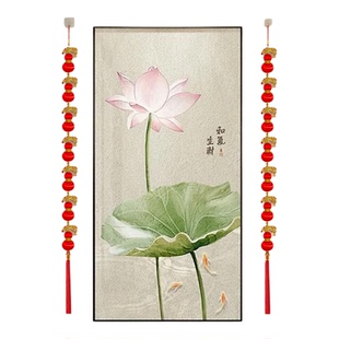 春节乔迁布置用品新年福禄挂饰红灯笼挂串客厅电视墙装饰门上挂件