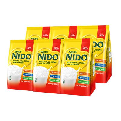 【囤货装】雀巢荷兰进口nido全脂高钙高蛋白学生成人奶粉5.4kg