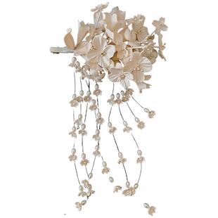 古风流苏铃兰花朵发夹刘海侧边夹新娘头花头饰发饰发卡女2026新款