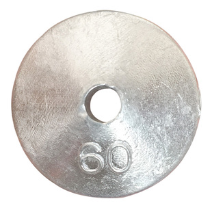 翻板钩铅坠圆饼扁形铅块远投海竿抛杆渔具配件空心通心盘钩钓鱼坠