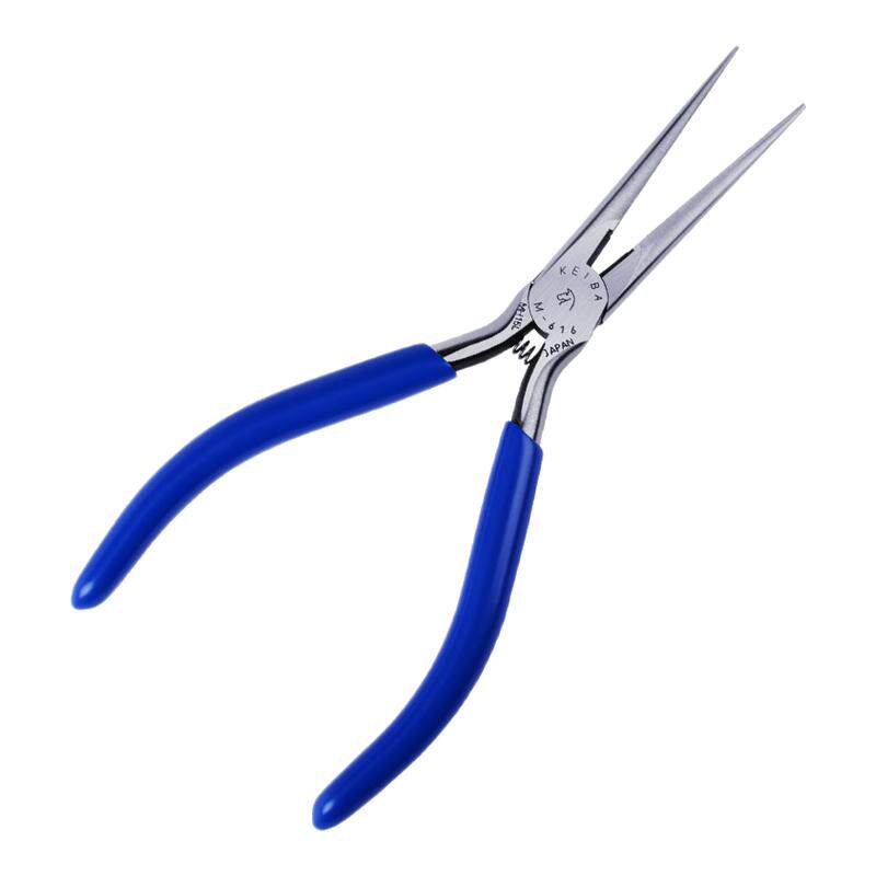 KEIBA马牌M-615尖嘴钳日本进口专业级尖咀钳精密有牙长嘴剪线钳子