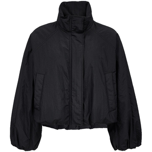 Vero Moda奥莱棉服女春夏新款纯色半高领外套时尚百搭时尚气质