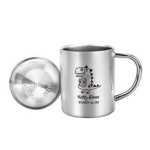 绿扣迷你宝宝水杯幼儿园儿童专用口杯不锈钢防摔杯子带刻度家用