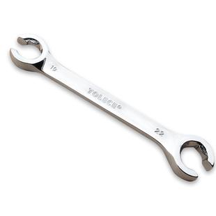 拓力士双头六角开口油管扳手刹车油管拆卸专用叉口呆扳子工具6-22