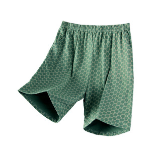 男士纯棉短裤带口袋裤兜大裤衩夏外穿薄款五分裤宽松男款学生睡裤