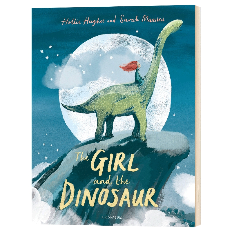 女孩和恐龙 英文原版绘本 The Girl and the Dinosaur 激发想象力神奇冒险故事 儿童英语启蒙图画书 英文版进口原版书籍