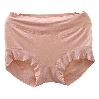 莫代尔胖妹妹女士高腰内裤中年老年裤衩提臀胖mm奶奶肥胖三角裤