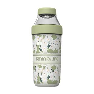 独角犀茶水分离杯保温杯陶瓷内胆女士水杯高颜值泡茶大容量新杯子