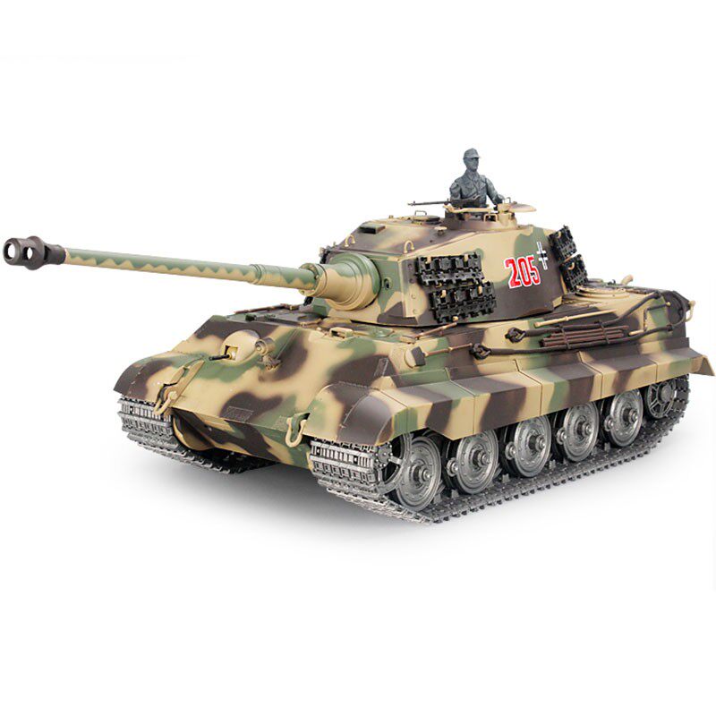 遥控坦克超大儿童玩具车电动战车可发射攀爬履带式虎王坦克模型