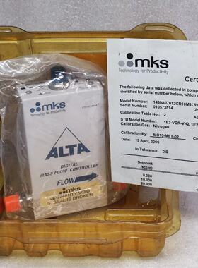 议价MKS 质量流量控制器 1480A07012CR16M12 100SCCM BCL3 正品原