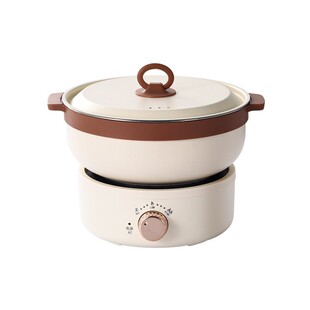 304不锈钢电煮锅不锈钢分体电火锅小型多功能学生宿舍煮面小电锅