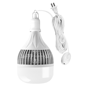 家用led带线灯泡e27螺口插电式节能超亮户外照明灯插头插座带开关