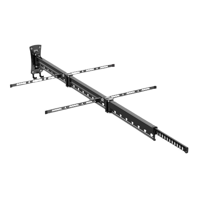 折疊晾衣架隱形墻壁掛式陽(yáng)臺(tái)家用涼曬被子神器室內(nèi)窗戶伸縮晾衣桿