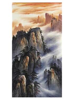 纯手绘国画定制尺寸18年老店