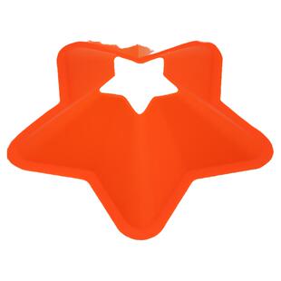 五星形加厚标志碟标志盘训练障碍物PE材质地标路障标足球篮球器材