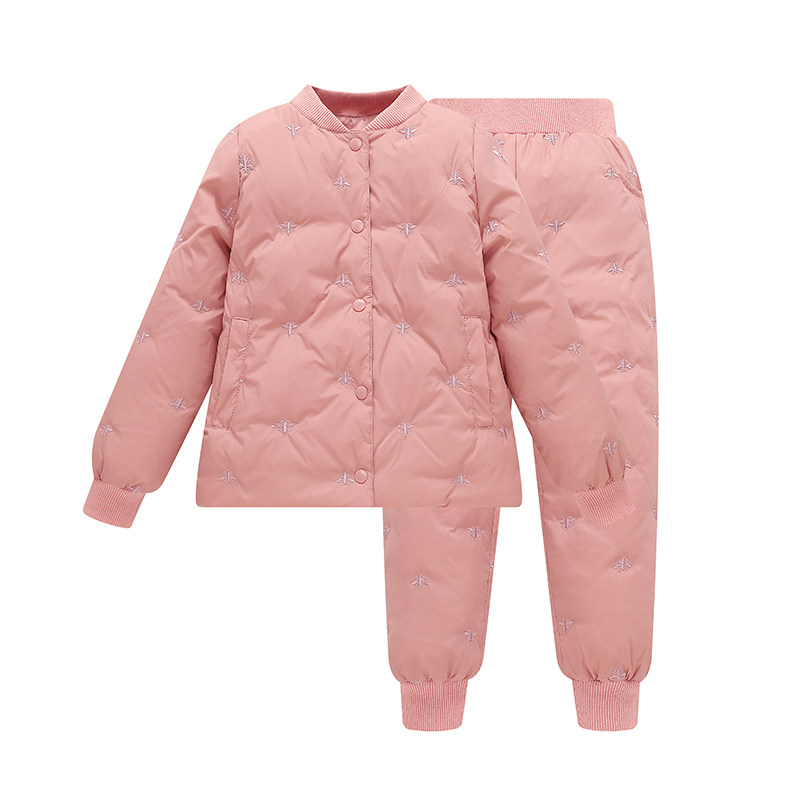 儿童保暖内胆羽绒服上衣套装