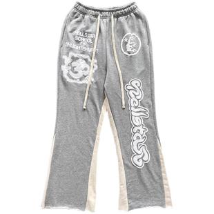 Hellstar Studios Yoga Flare pants 拼接运动休闲长裤喇叭裤脚