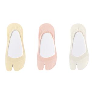 分趾袜女夏季薄款纯棉不掉跟防滑二指袜隐形超浅口船袜猪蹄鞋袜子