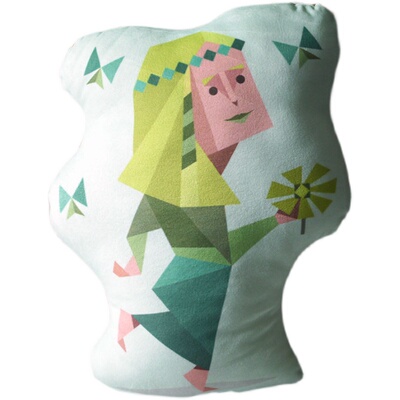 毛绒MBTI靠垫现货包邮