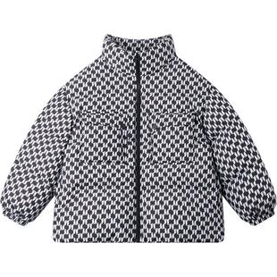 【满印空间】高充绒安心绒潮牌满印羽绒服90白鸭绒冬新儿童面包服