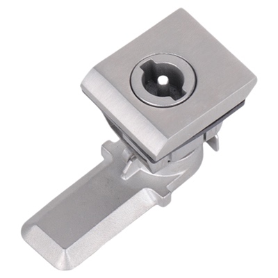 MS813不锈钢一字转舌锁AE箱四方