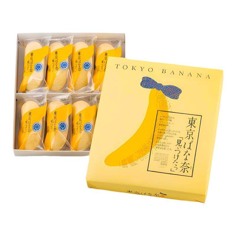 中秋节现货日本东京香蕉TOKYO BANANA奶油夹心蛋糕点心零食礼盒