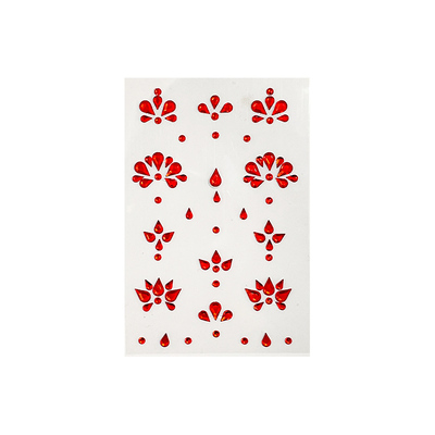 儿童表演3D水钻爱心脸钻免胶贴