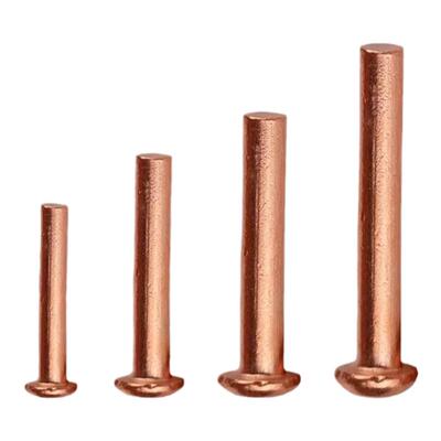 泰展半圆头紫铜铜铆钉