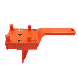 木工打孔定位器塑料三合一限位环圆木榫手持式木板连接开孔器套装