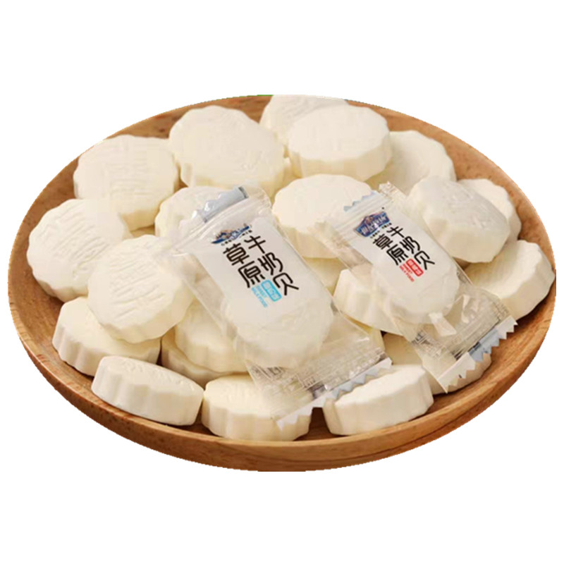 世纪牧场草原牛奶贝500g内蒙特产奶片零食干吃片独立包装优乳糖食