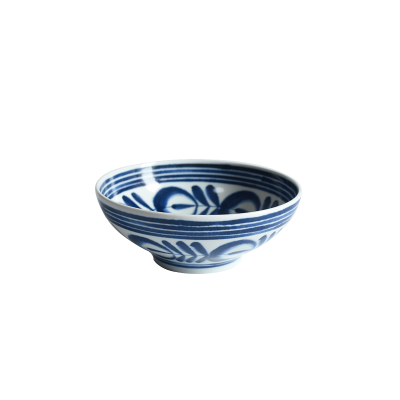 波佐见烧日式拉面碗日本原装进口蓝海草碗碟家用陶瓷餐具汤碗饭碗