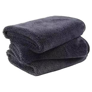 小辫子收水毛巾双面擦车巾洗车加捻布不留水印不掉毛加厚擦车毛巾