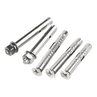 304不锈钢膨胀螺丝平头内膨胀316内外六角加长膨胀螺栓沉头拉爆管