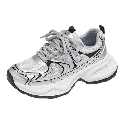 回力透气厚底增高老爹鞋