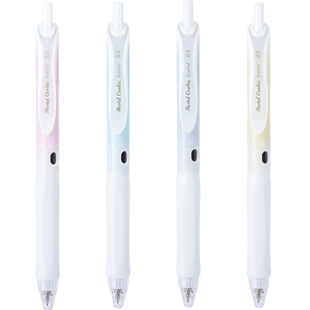 官方旗舰店 日本kokuyo国誉淡彩曲奇柔光按动式中性笔vivi dry学生笔记可爱圆珠笔速干0.5mm水笔可换芯