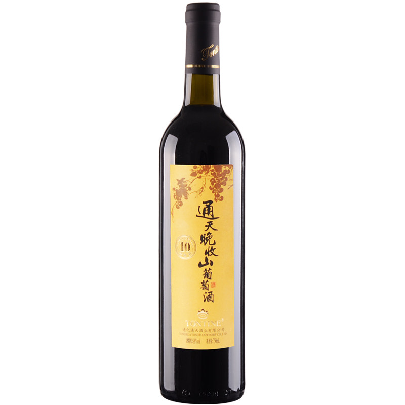 通天晚收山葡萄酒通山红冰醇甜红