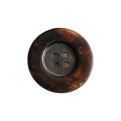 骨材质做旧感偏棕色系纽扣