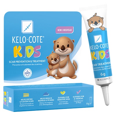 美国KeloCote芭克疤克祛疤膏儿童6g正品淡疤去痕修复护凝胶